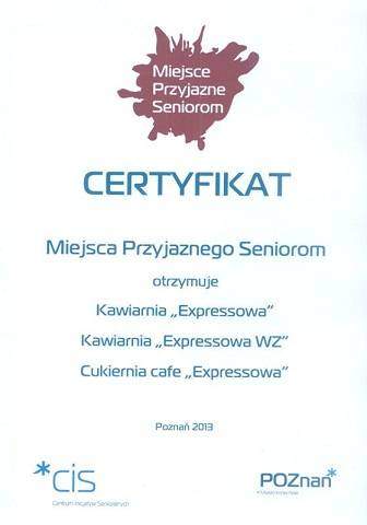 Certyfikat Społem GSS